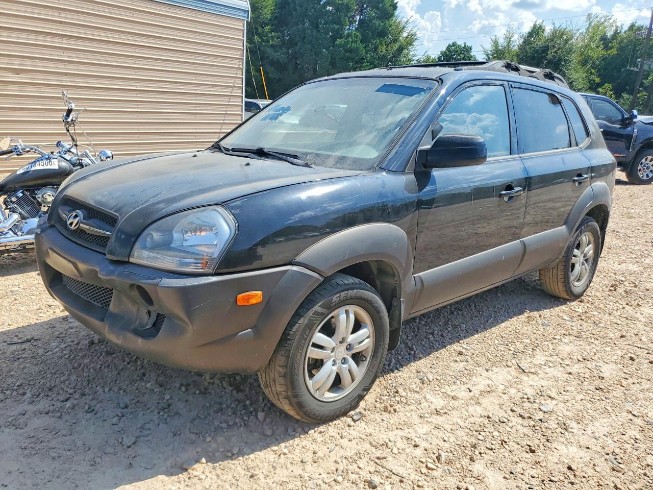 2006 Hyundai Tucson Gls Black vin: KM8JN12D06U407289