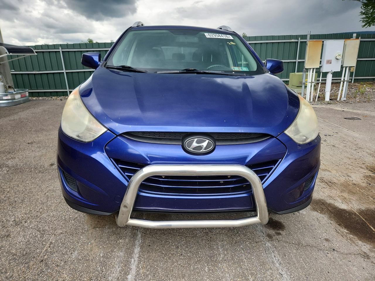 2011 Hyundai Tucson Gls Blue vin: KM8JUCAC4BU200843
