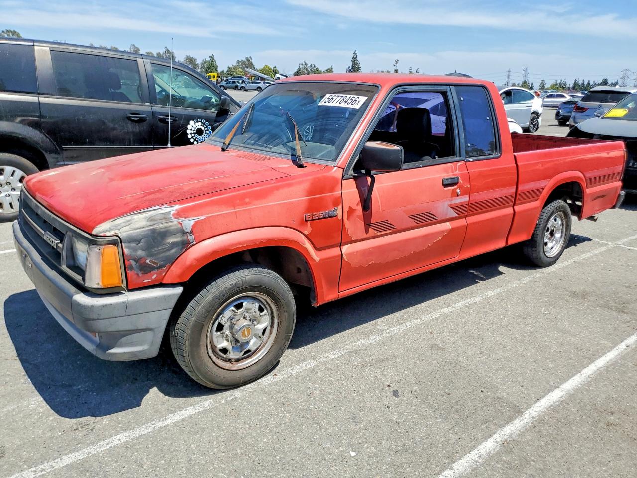1991 Mazda B2600 Cab Plus Красный vin: JM2UF3143M0116622