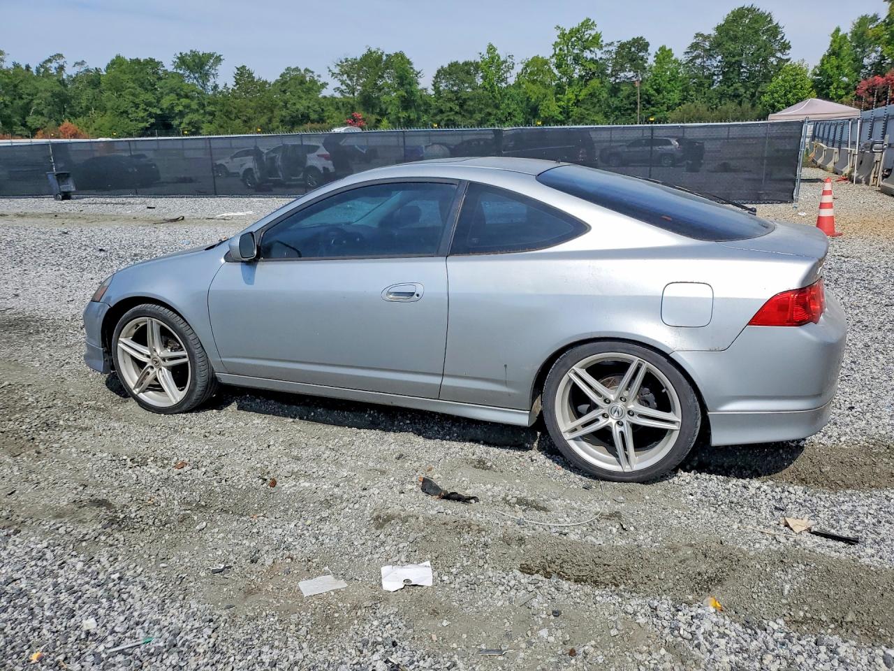 2004 Acura Rsx Silver vin: JH4DC54804S019162
