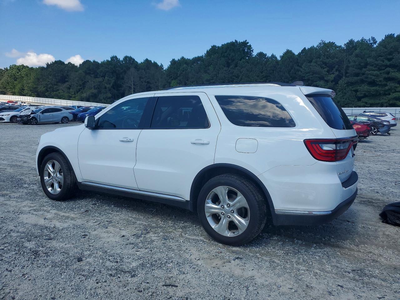 2015 Dodge Durango Limited White vin: 1C4RDHDG5FC795460