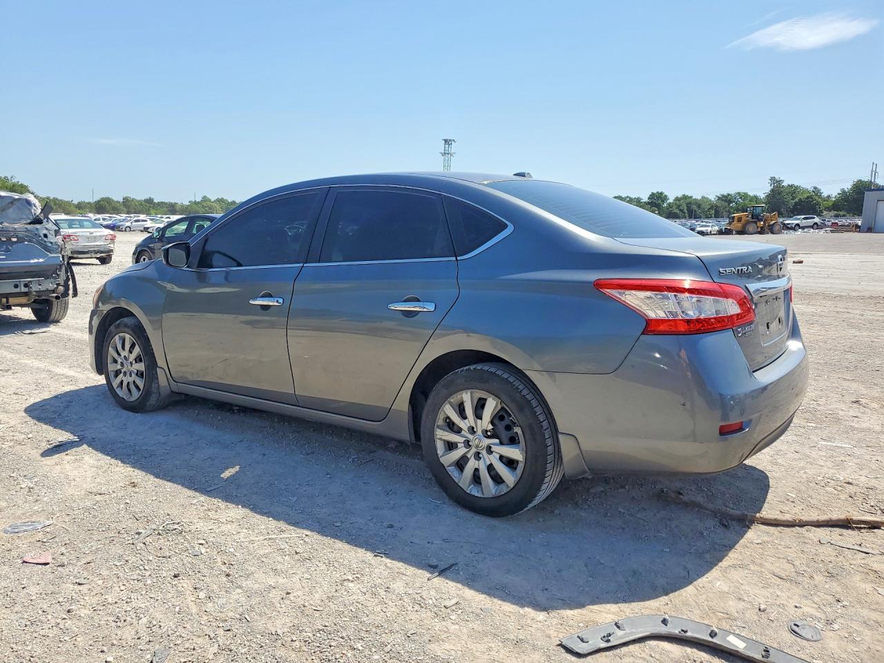 2015 Nissan Sentra Sv Серый vin: 3N1AB7AP5FY259359