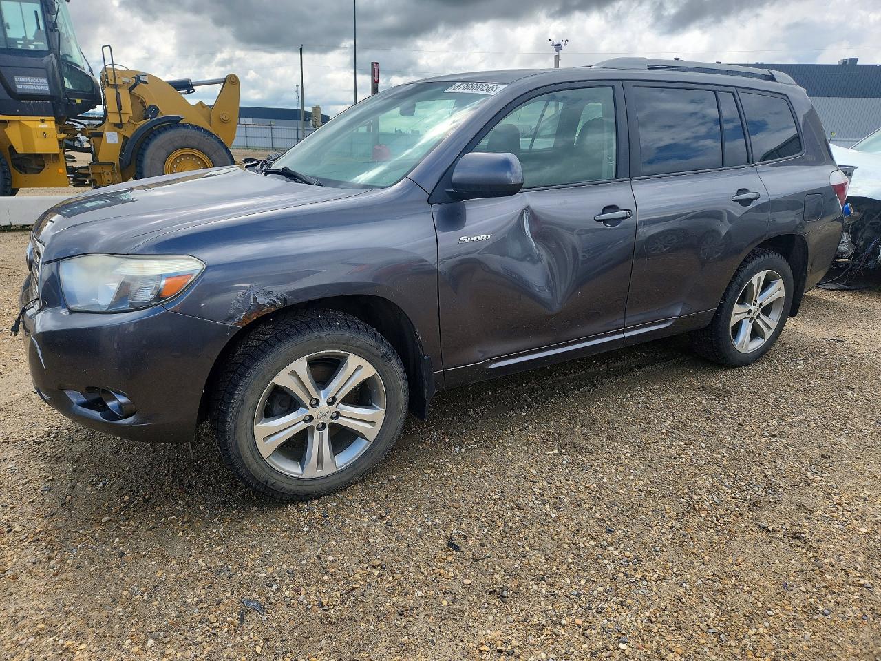 2009 Toyota Highlander Sport Gray vin: JTEES43A892144985