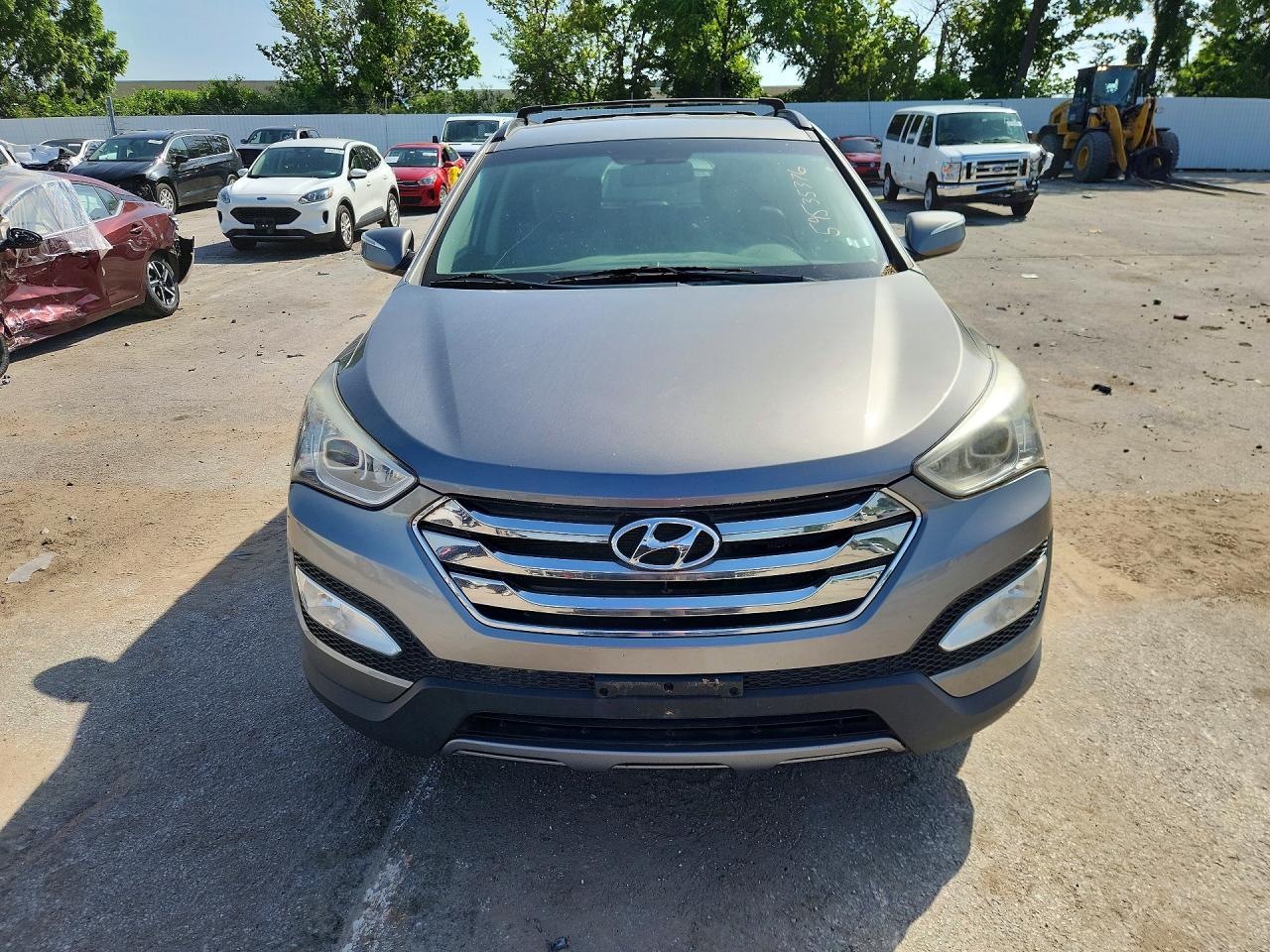 2013 Hyundai Santa Fe Sport 2.0t Gray vin: 5XYZU3LAXDG012657