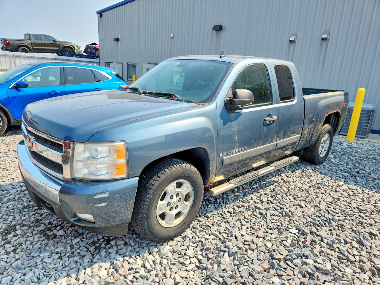 2008 Chevrolet Silverado K1500 Green vin: 2GCEK19J081113528