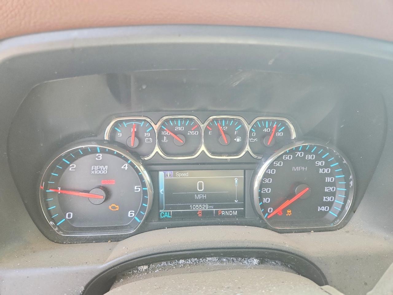 2015 Chevrolet Silverado K1500 High Country Brown vin: 3GCUKTEC4FG103135
