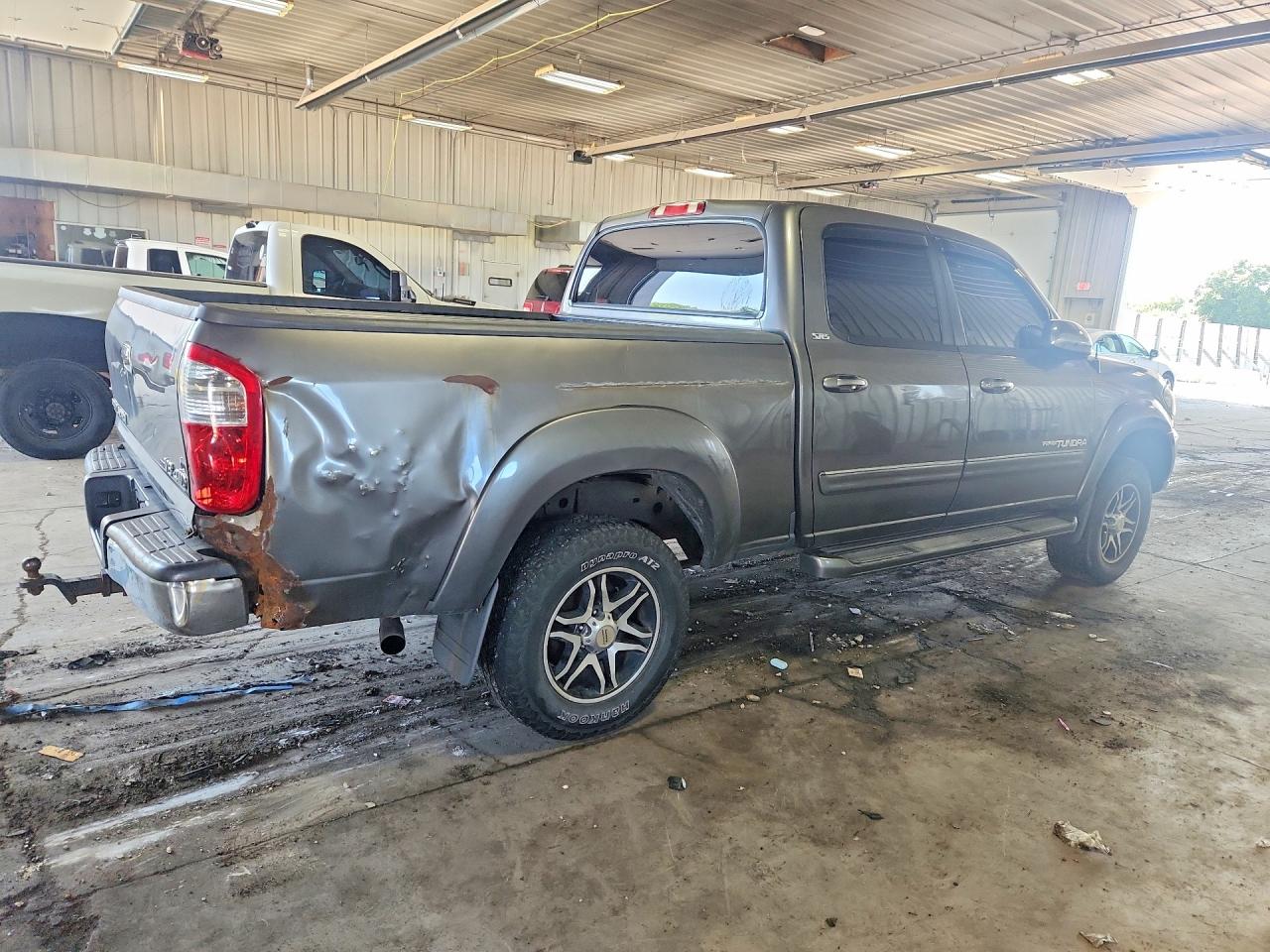 2006 Toyota Tundra Double Cab Sr5 Gray vin: 5TBDT44136S543098