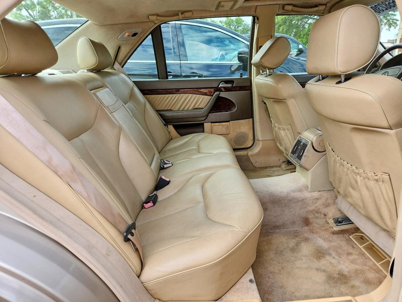 1997 Mercedes-benz S 420 Beige vin: WDBGA43G4VA352073