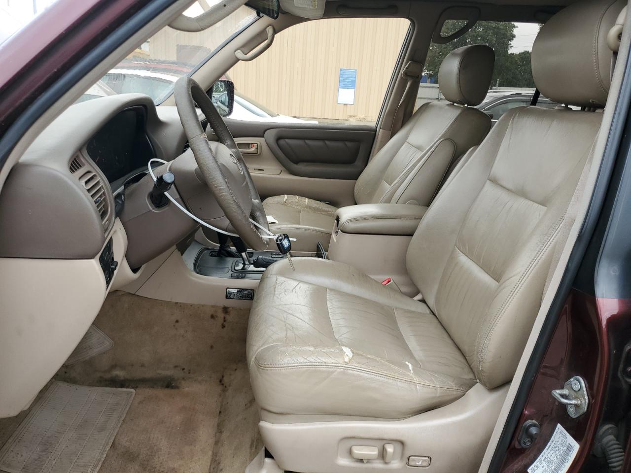 1999 Toyota Land Cruiser Burgundy vin: JT3HT05J9X0069506