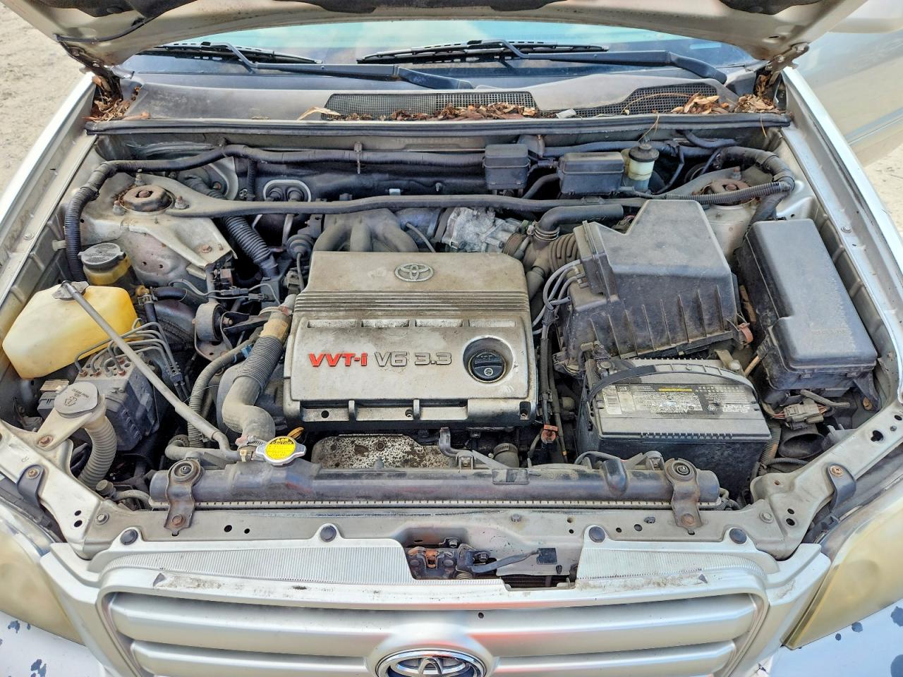 2004 Toyota Highlander Limited Silver vin: JTEEP21A240039713