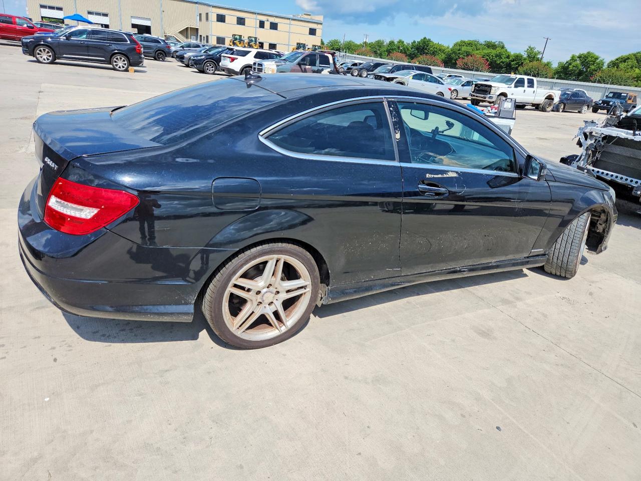 2012 Mercedes-benz C 250 Black vin: WDDGJ4HBXCF749713