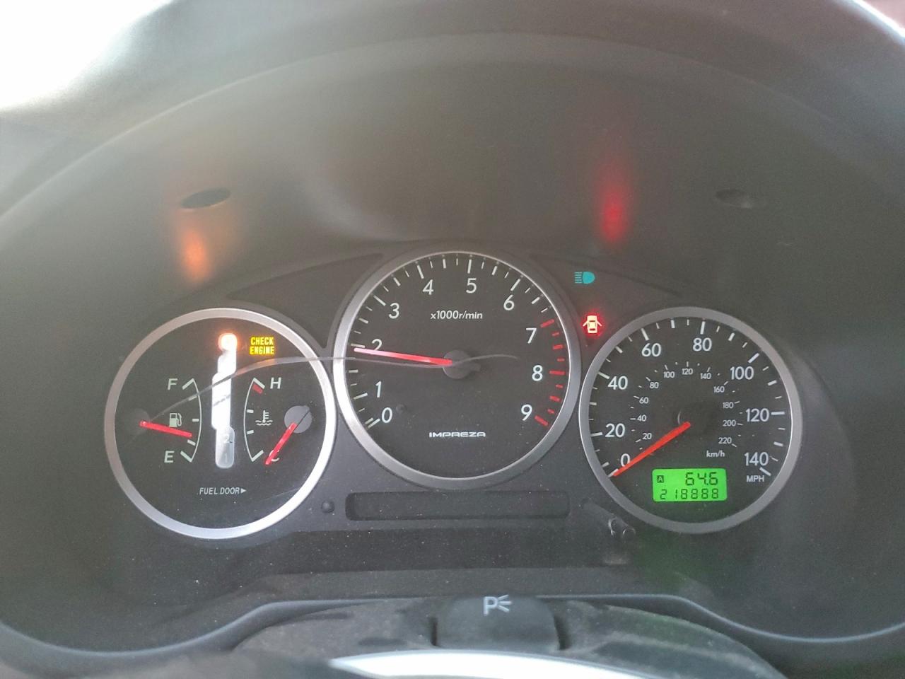 2004 Subaru Impreza Wrx Red vin: JF1GG29614H800364