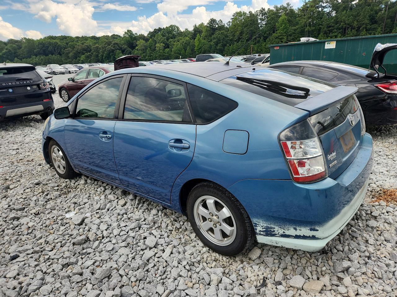 2005 Toyota Prius Base Blue vin: JTDKB20U053045723