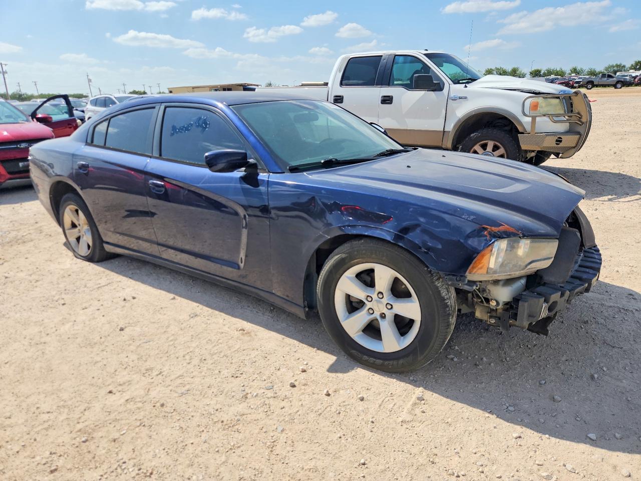 2014 Dodge Charger Se Blue vin: 2C3CDXBG4EH177405