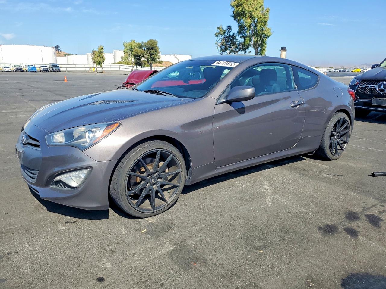 2013 Hyundai Genesis Coupe 2.0t Gray vin: KMHHT6KD5DU099115