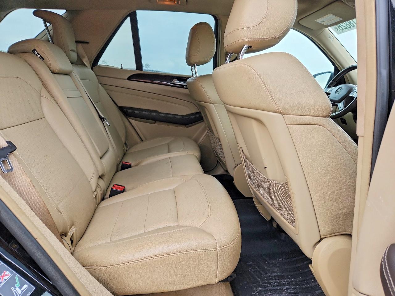2015 Mercedes-benz Ml 350 Black vin: 4JGDA5JB6FA467806