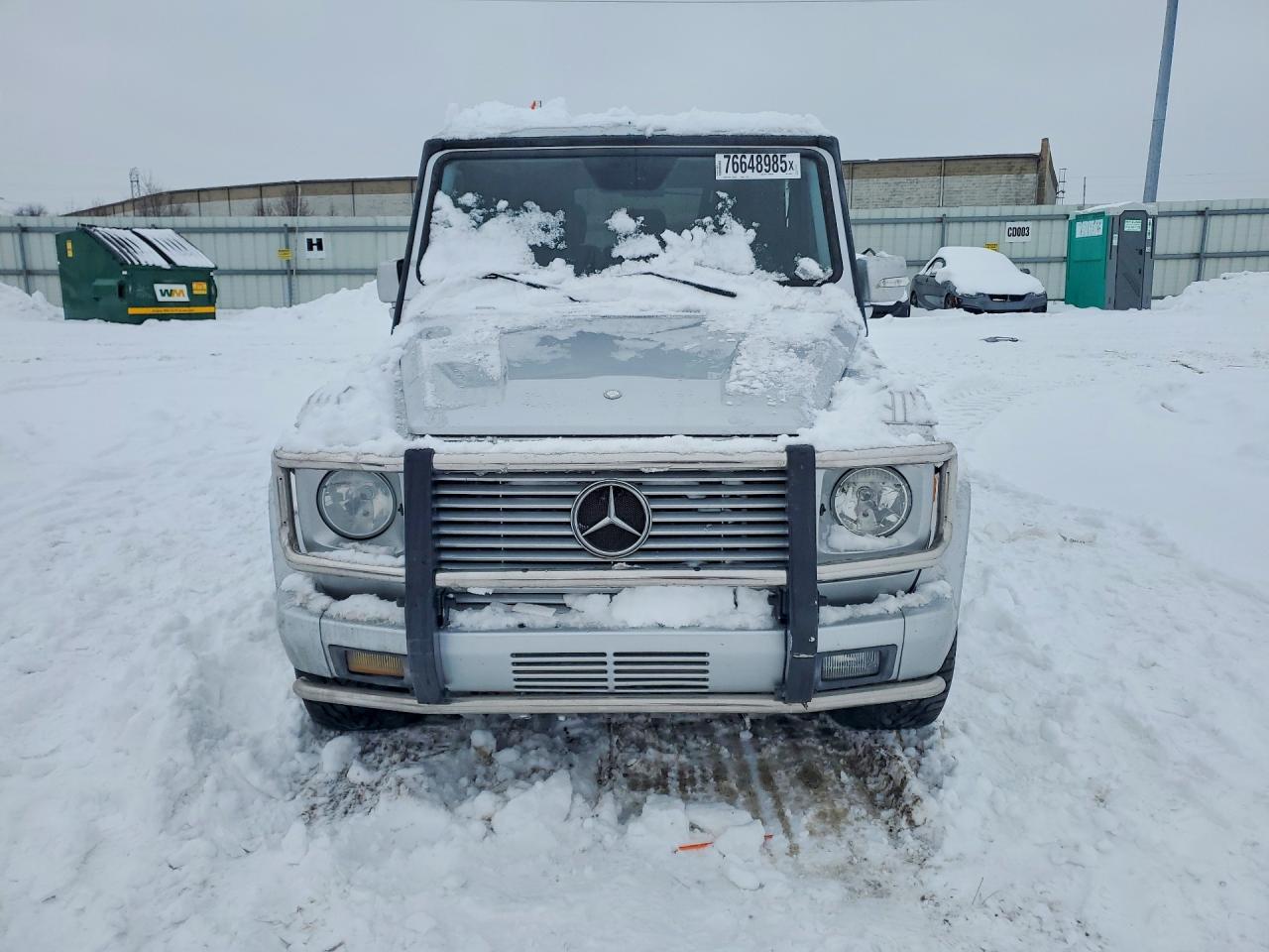 2005 Mercedes-benz G 55 Amg Silver vin: WDCYR71E55X163201