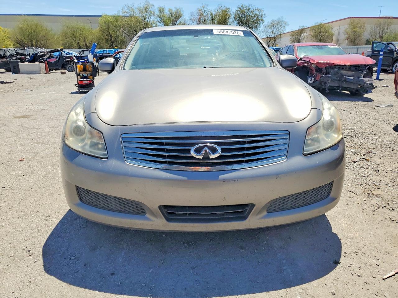 2007 Infiniti G35 Base Серый vin: JNKBV61E37M706386
