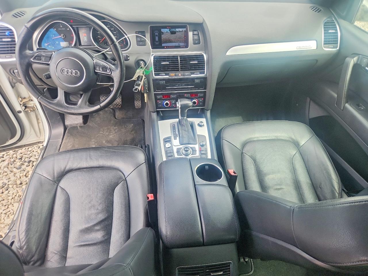 2013 Audi Q7 Prestige White vin: WA1WMAFE1DD003750
