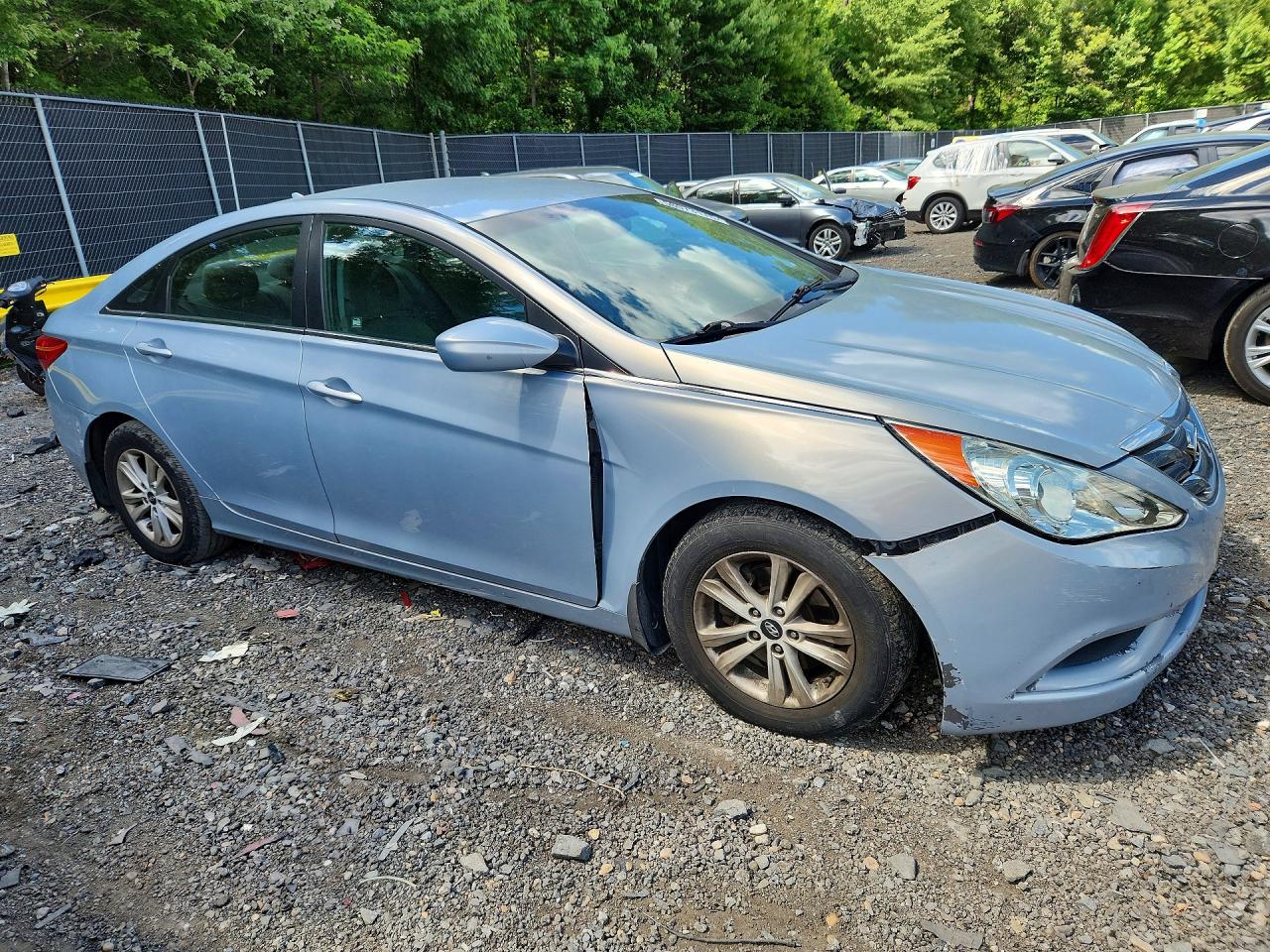 2011 Hyundai Sonata Gls Blue vin: 5NPEB4AC8BH157720