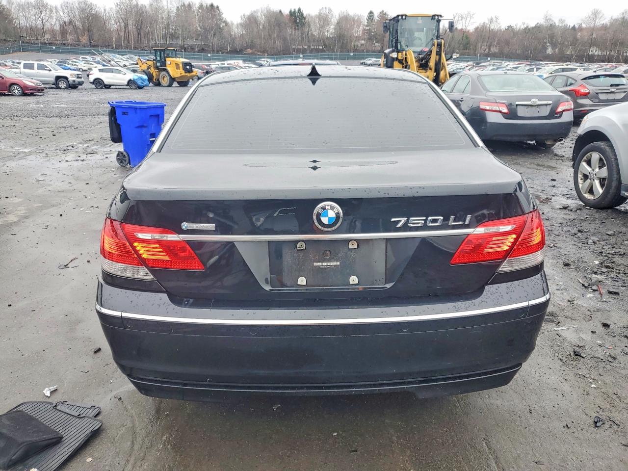 2008 Bmw 750 Li Black vin: WBAHN83598DT79639