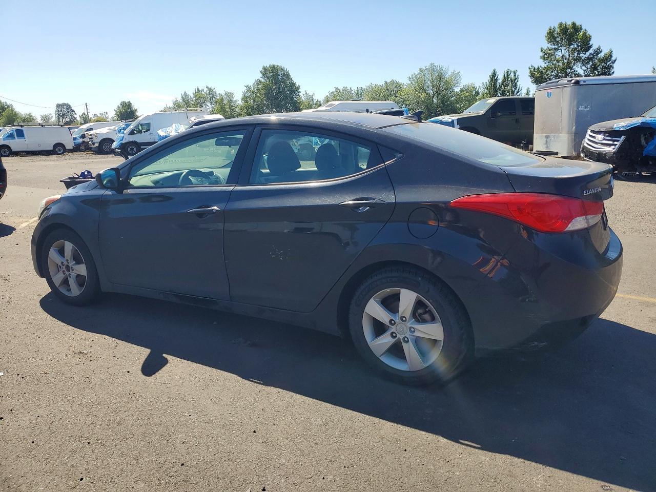 2013 Hyundai Elantra Gls Черный vin: 5NPDH4AE0DH349650