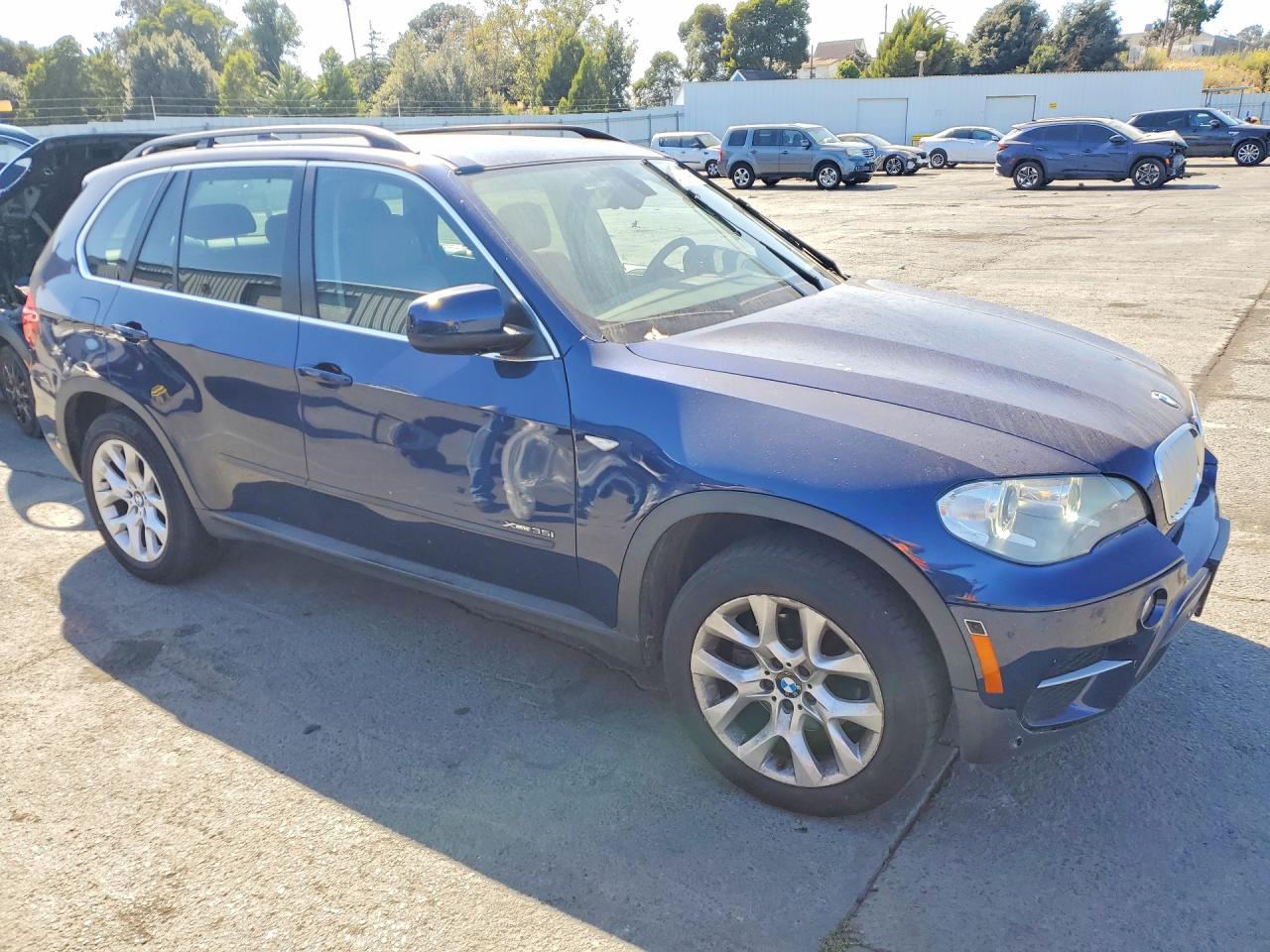 2013 Bmw X5 Xdrive35i Blue vin: 5UXZV4C5XD0E13560