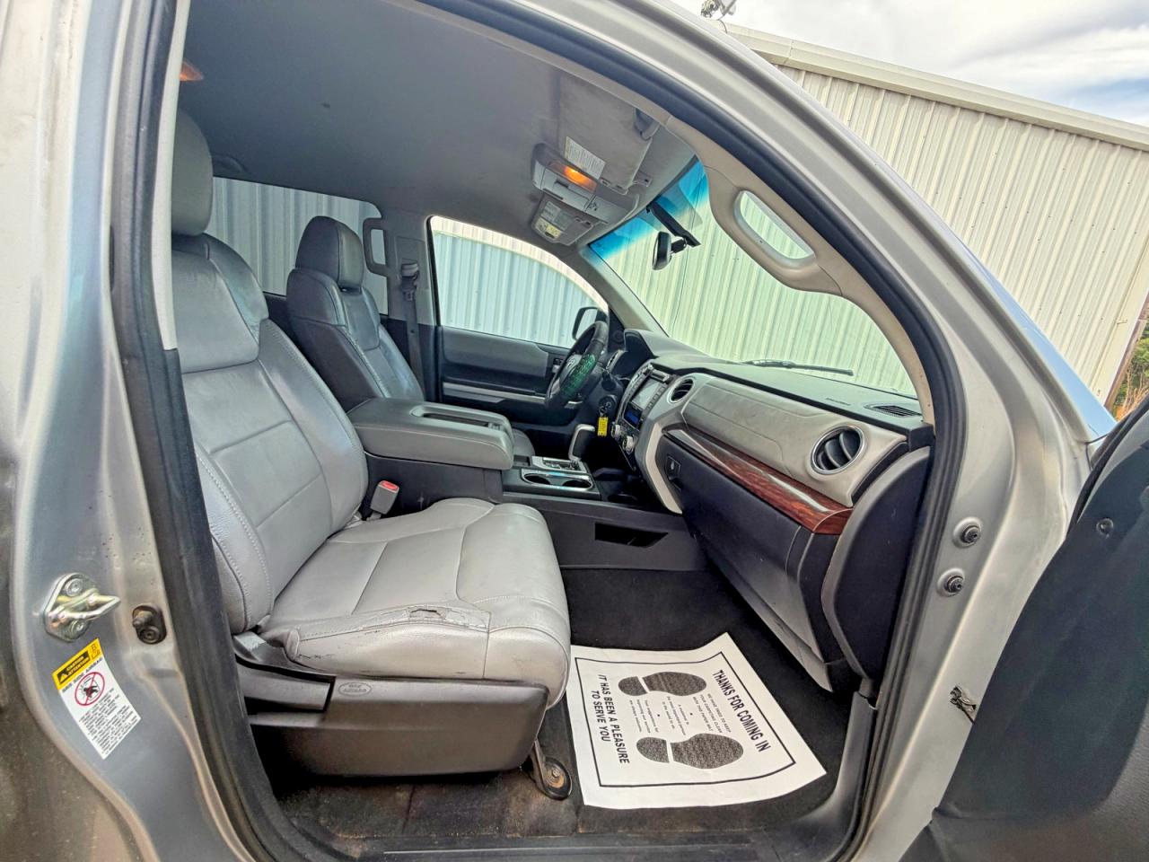 2015 Toyota Tundra Crewmax Limited Silver vin: 5TFHW5F18FX417624