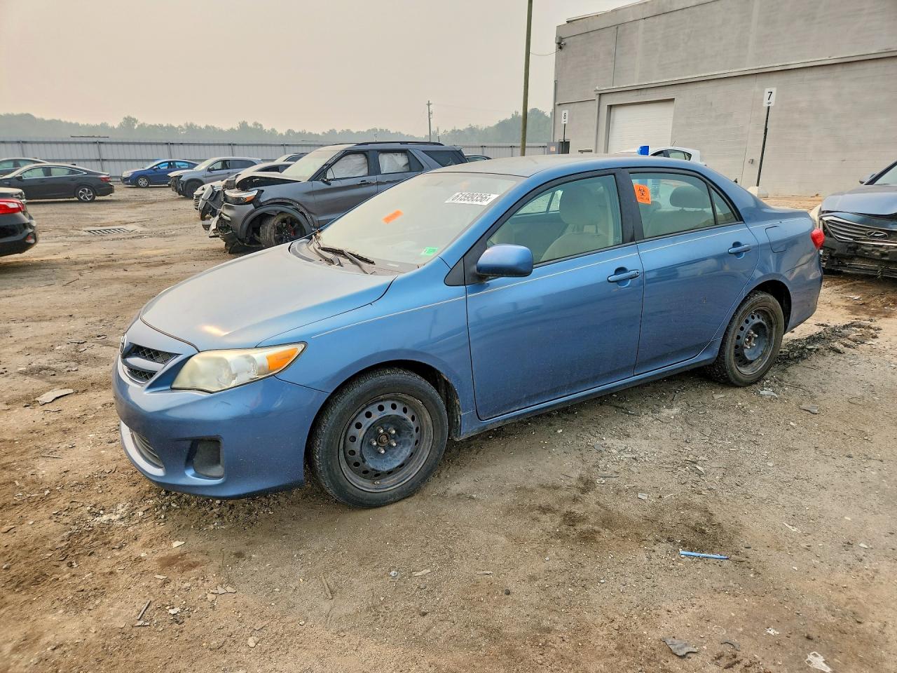 2012 Toyota Corolla Le Синий vin: 5YFBU4EE1CP022818