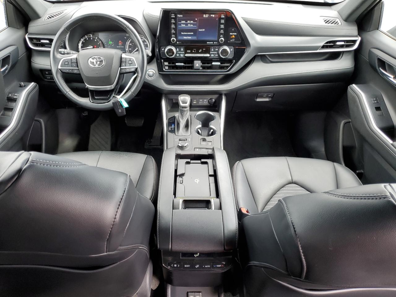2022 Toyota Highlander Xse Black vin: 5TDLZRBHXNS257536