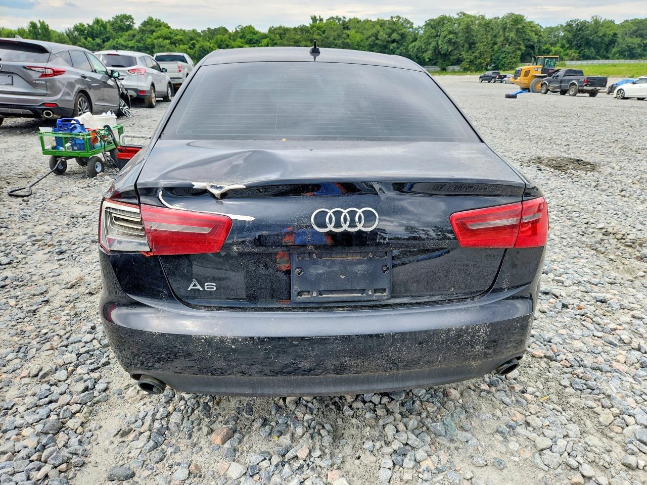 2014 Audi A6 Premium Plus Black vin: WAUGFAFC7EN092462