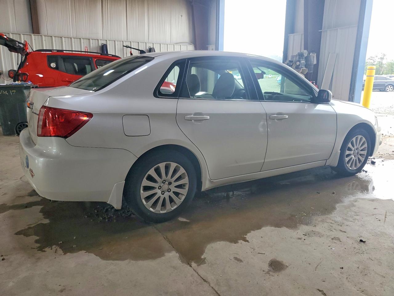 2010 Subaru Impreza 2.5i Premium White vin: JF1GE6B66AH503416