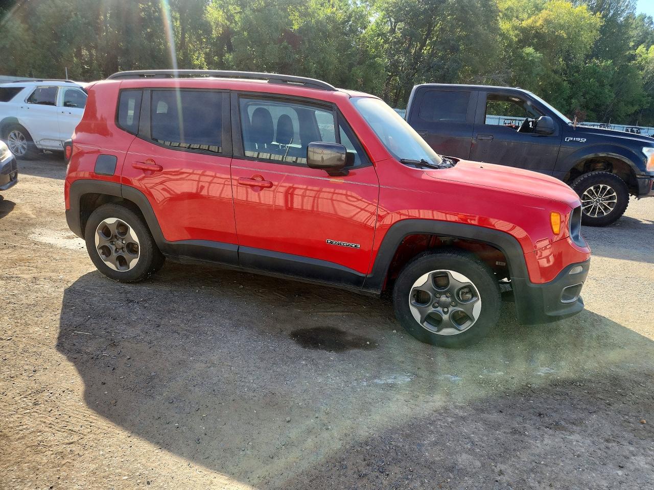 2015 Jeep Renegade Latitude Red vin: ZACCJABH9FPB50260
