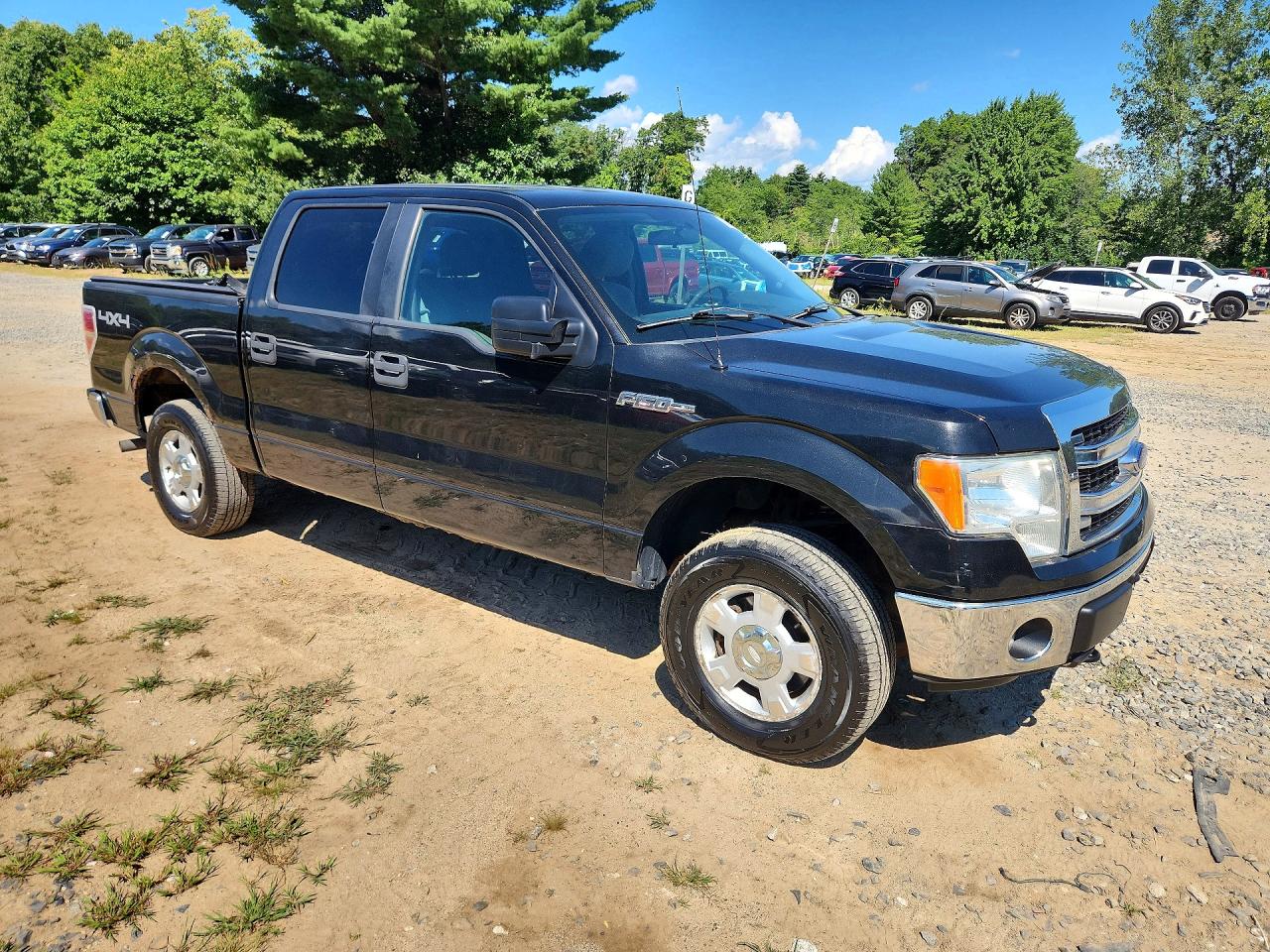 2013 Ford F150 Supercrew Black vin: 1FTFW1EF7DFA97289