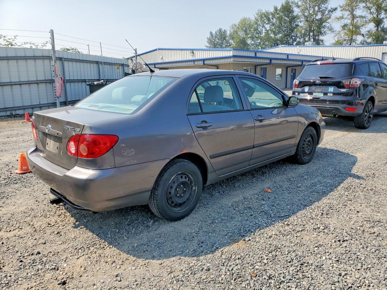 2008 Toyota Corolla Ce Gray vin: 1NXBR32E18Z983604