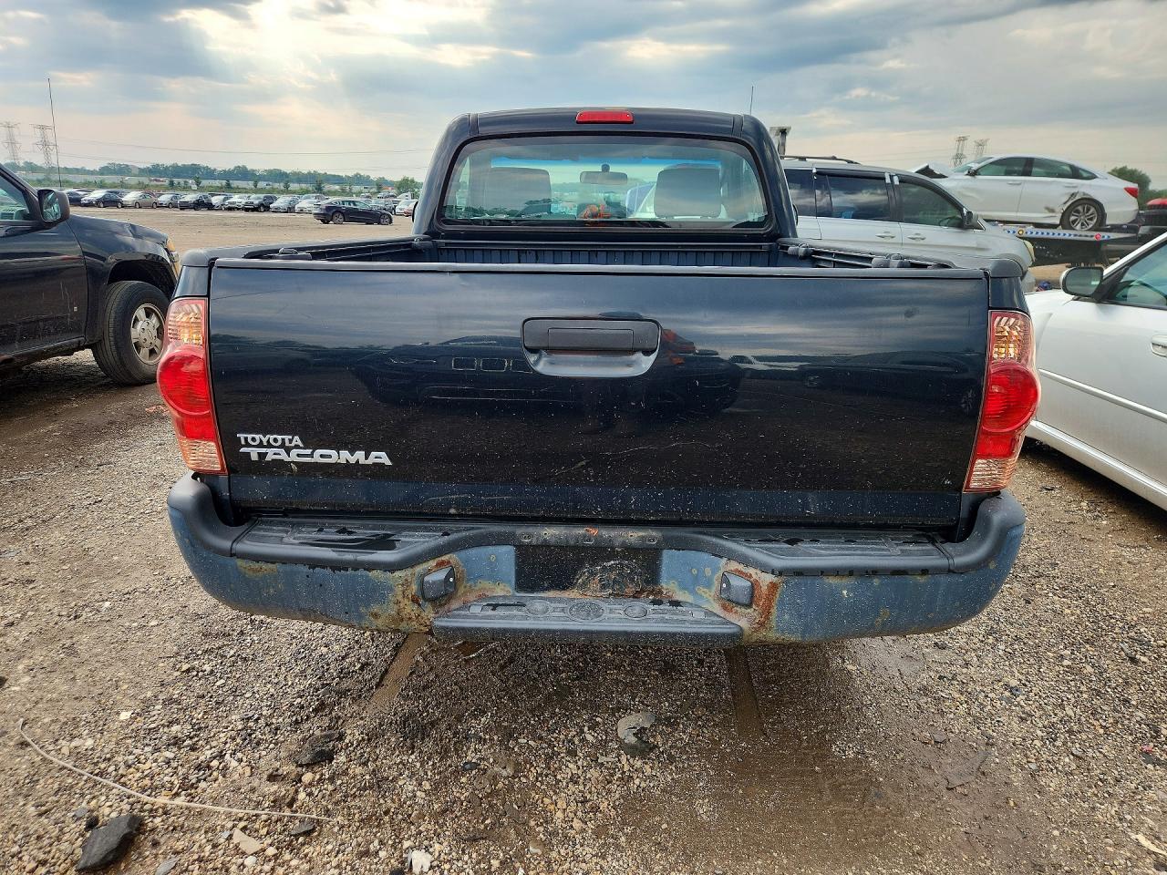 2008 Toyota Tacoma Base Black vin: 5TENX22N38Z532747