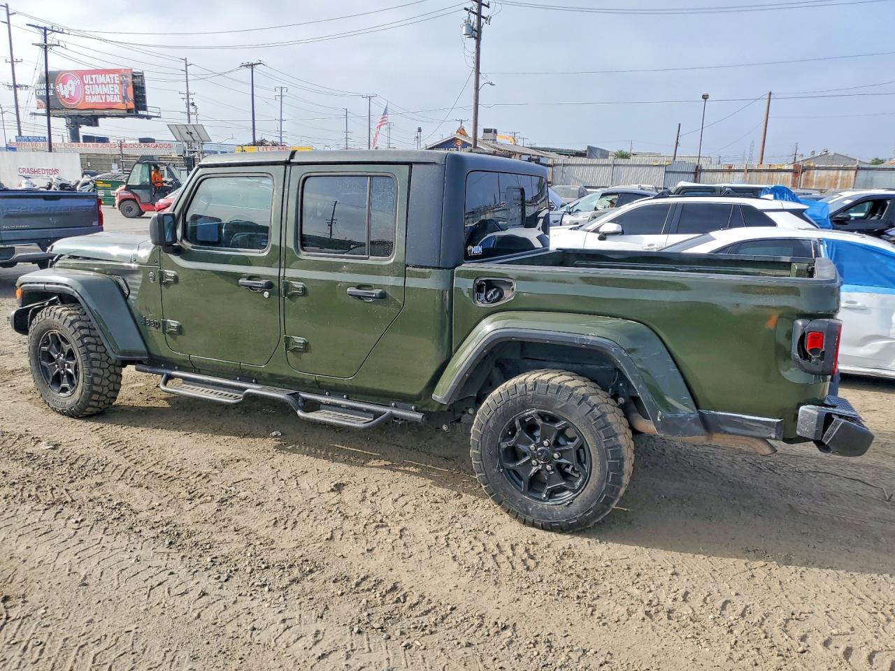 2023 Jeep Gladiator Sport Green vin: 1C6HJTAG7PL518801