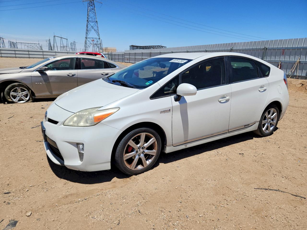 2012 Toyota Prius Two White vin: JTDKN3DU2C5503531