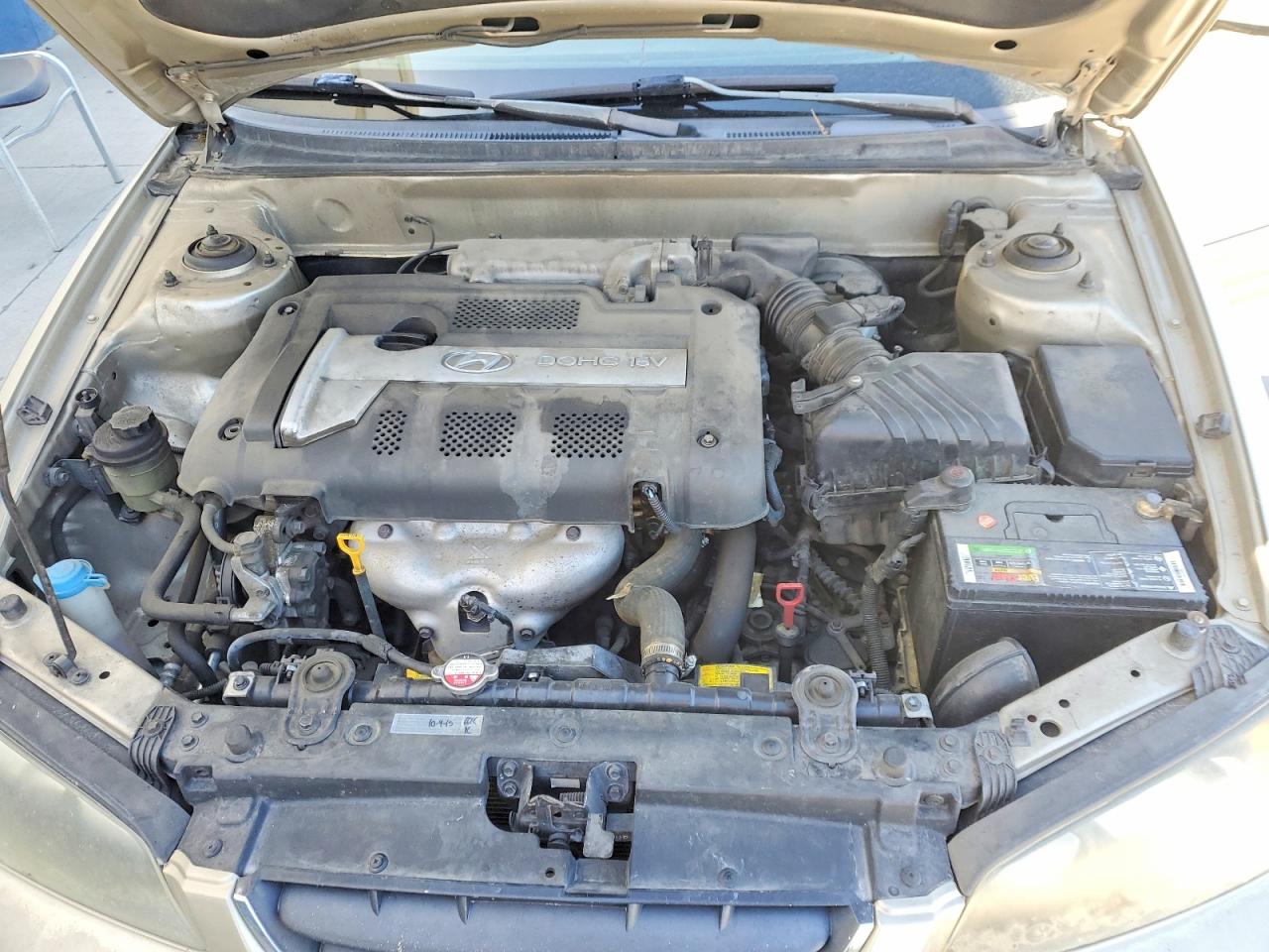 2005 Hyundai Elantra Gls Beige vin: KMHDN46D25U051029