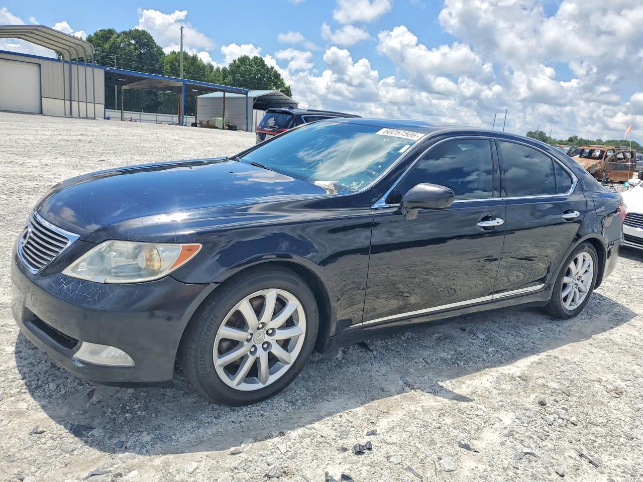 2007 Lexus Ls 460 Черный vin: JTHBL46F975018317