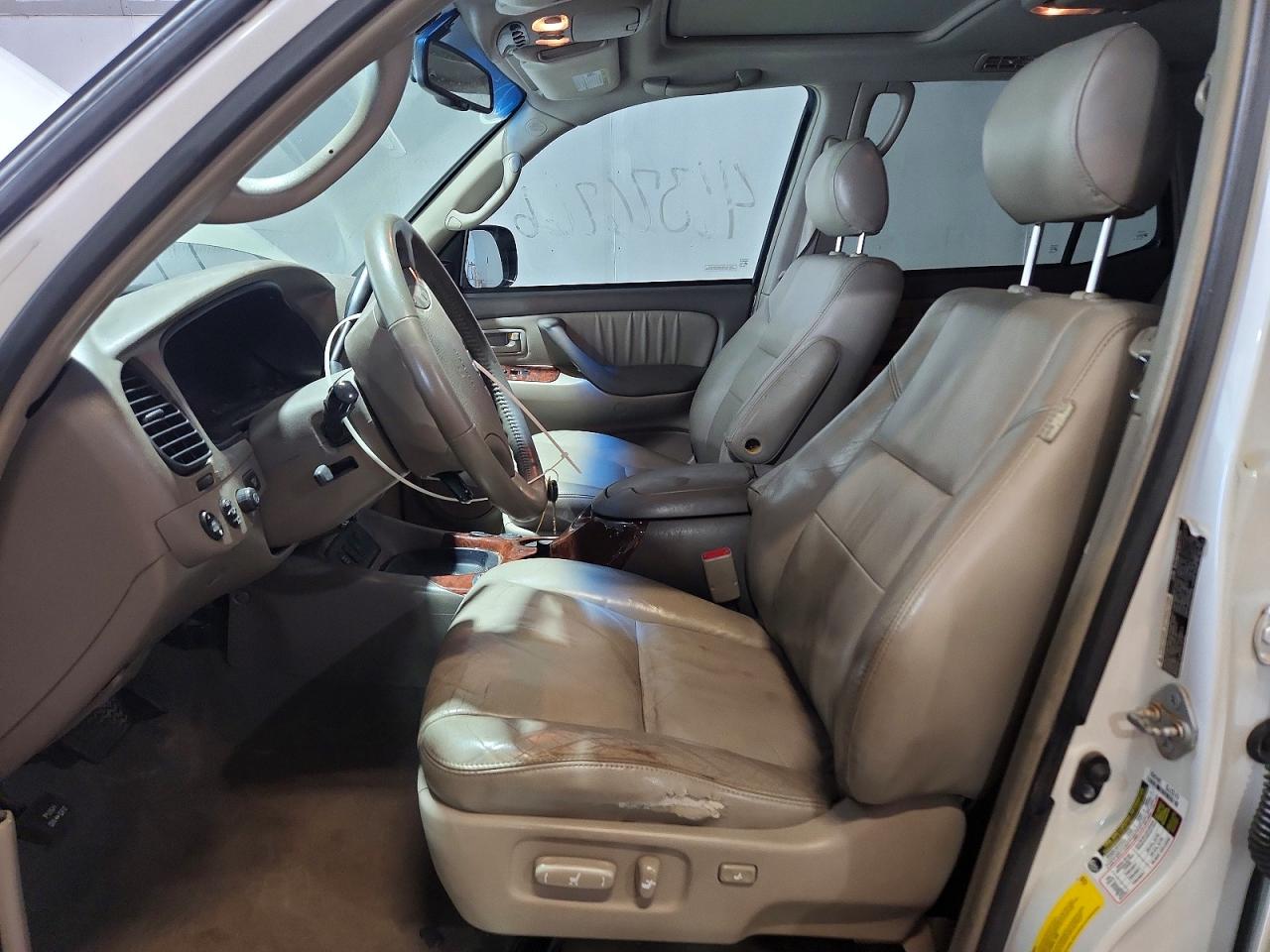2007 Toyota Sequoia Limited White vin: 5TDBT48A87S288376
