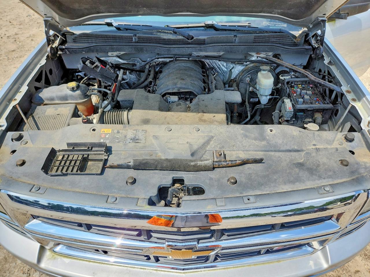 2014 Chevrolet Silverado K1500 Lt Silver vin: 1GCVKREC2EZ297993