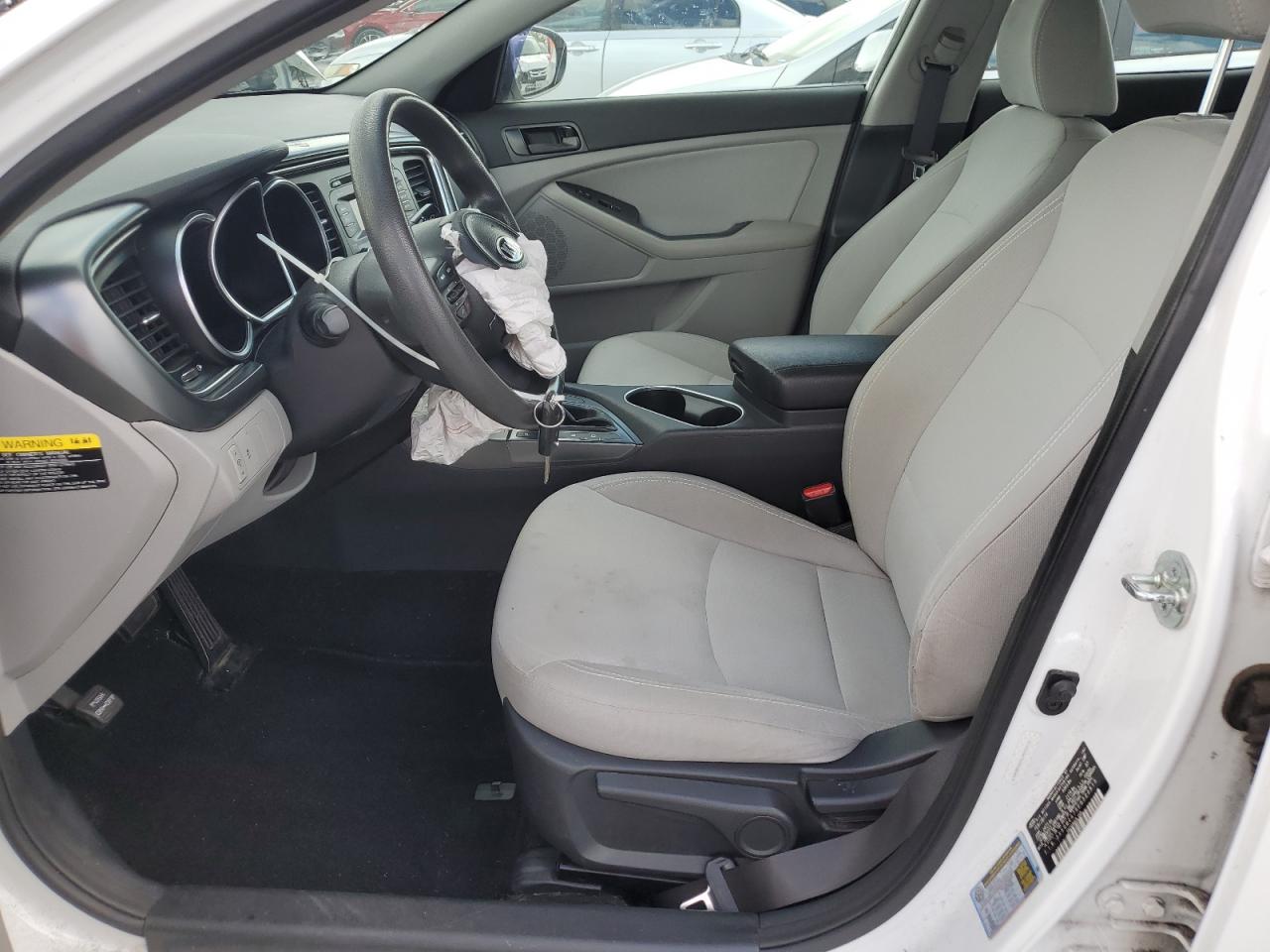 2014 Kia Optima Lx Белый vin: 5XXGM4A76EG323819