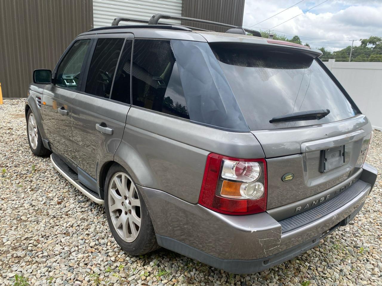 2007 Land Rover Range Rover Sport Hse Gray vin: SALSK25487A988846