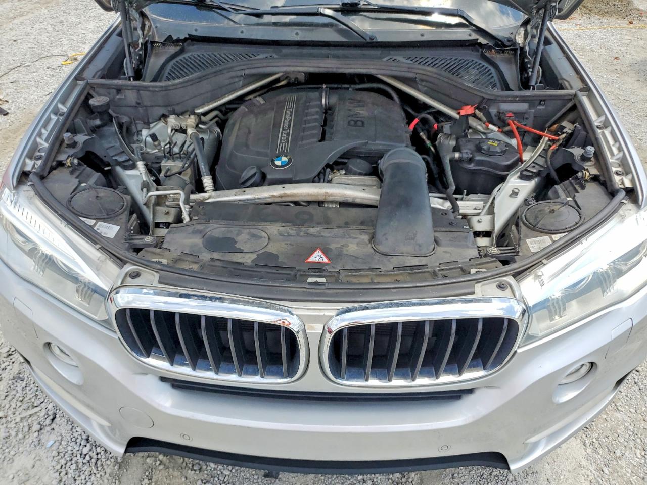 2015 Bmw X5 Xdrive35i Silver vin: 5UXKR0C58F0P06968