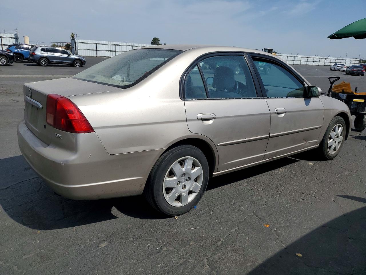 2002 Honda Civic Ex Tan vin: 2HGES26882H609510