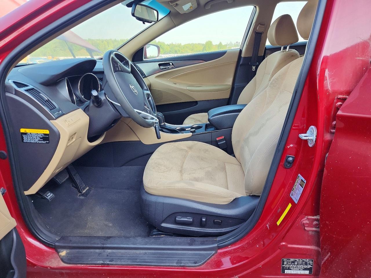 2012 Hyundai Sonata Hybrid Красный vin: KMHEC4A48CA037751