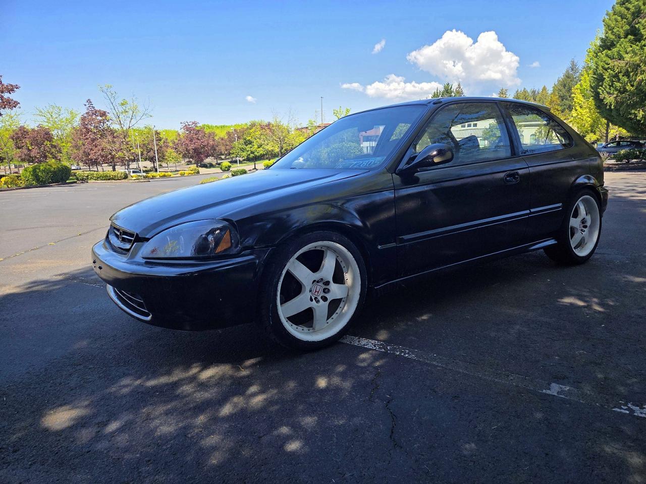 1999 Honda Civic Dx Черный vin: 2HGEJ6448XH107081