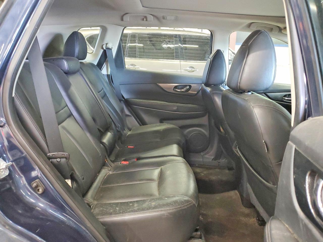 2015 Nissan Rogue Sl Blue vin: 5N1AT2MV3FC789650