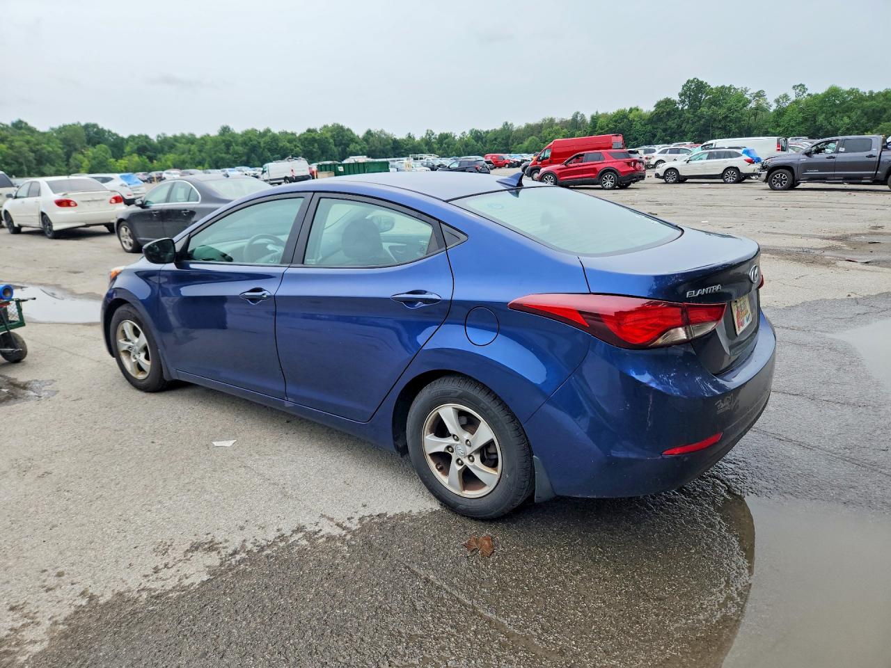 2015 Hyundai Elantra Se Blue vin: 5NPDH4AE2FH648835